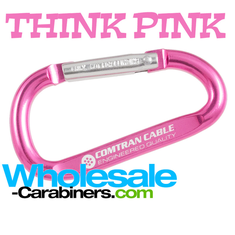 Engraved Dog Tags And 60mm Carabiners: Now In Pink!