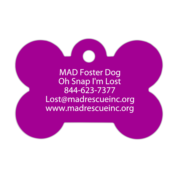 Dog Tags Bone Shape Custom Engraved
