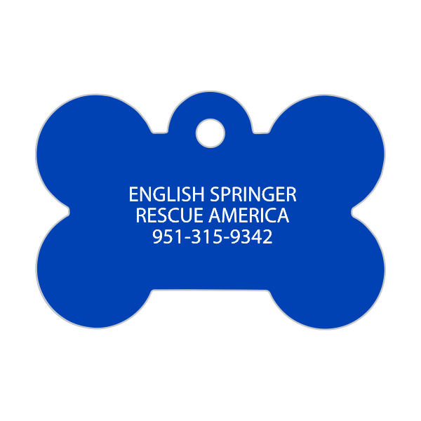 Dog Tags Bone Shape Custom Engraved