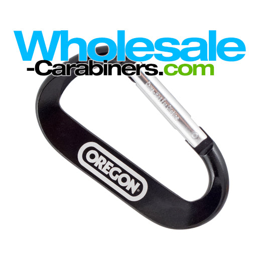 Black 70mm LogoBeener Carabiner