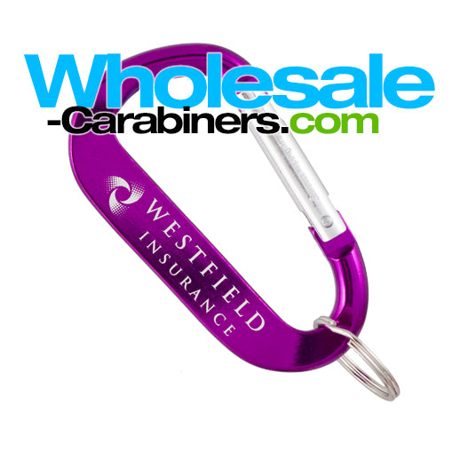 70mm LogoBeener® Carabiner Keychains