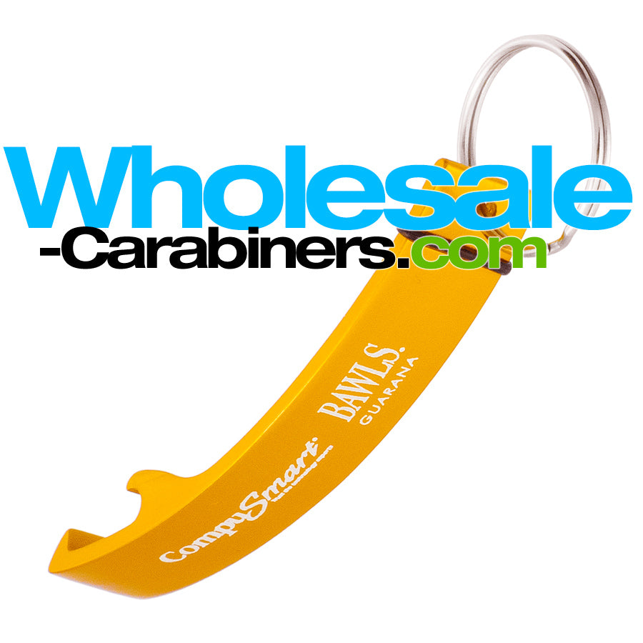 Laser Engraved Gold Colored Designer Bottle Opener Keychain