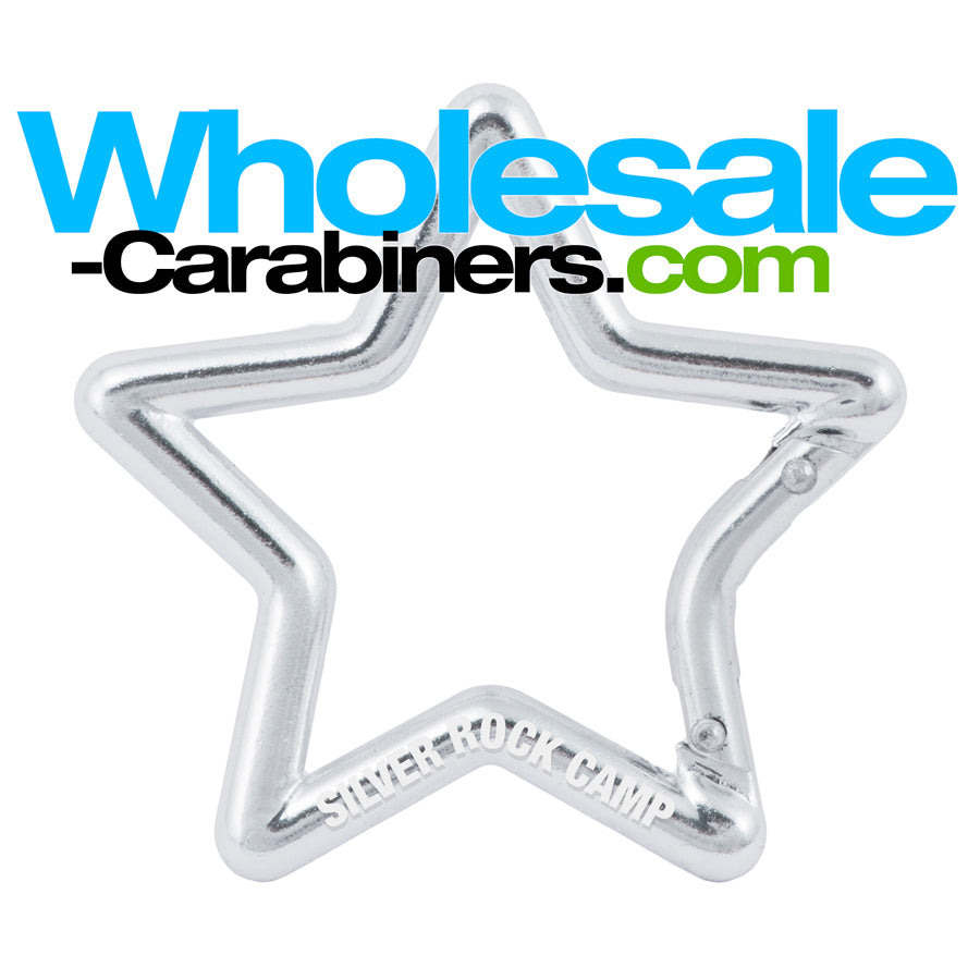 Silver Star Carabiner - Wholesale-Carabiners.com
