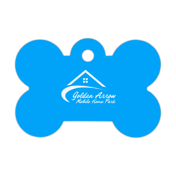 Dog Tags Bone Shape Custom Engraved