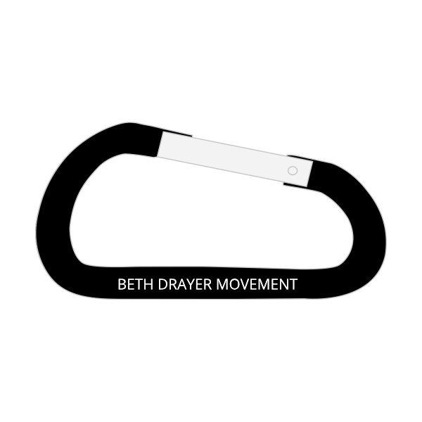 Carabiner Keychains 60mm 2.5 Inch
