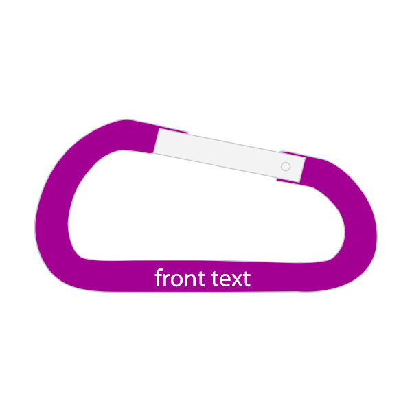 Carabiner Keychains 60mm 2.5 Inch