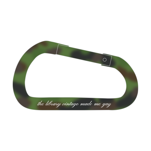 Camouflage Carabiners 80mm 3.125 Inch