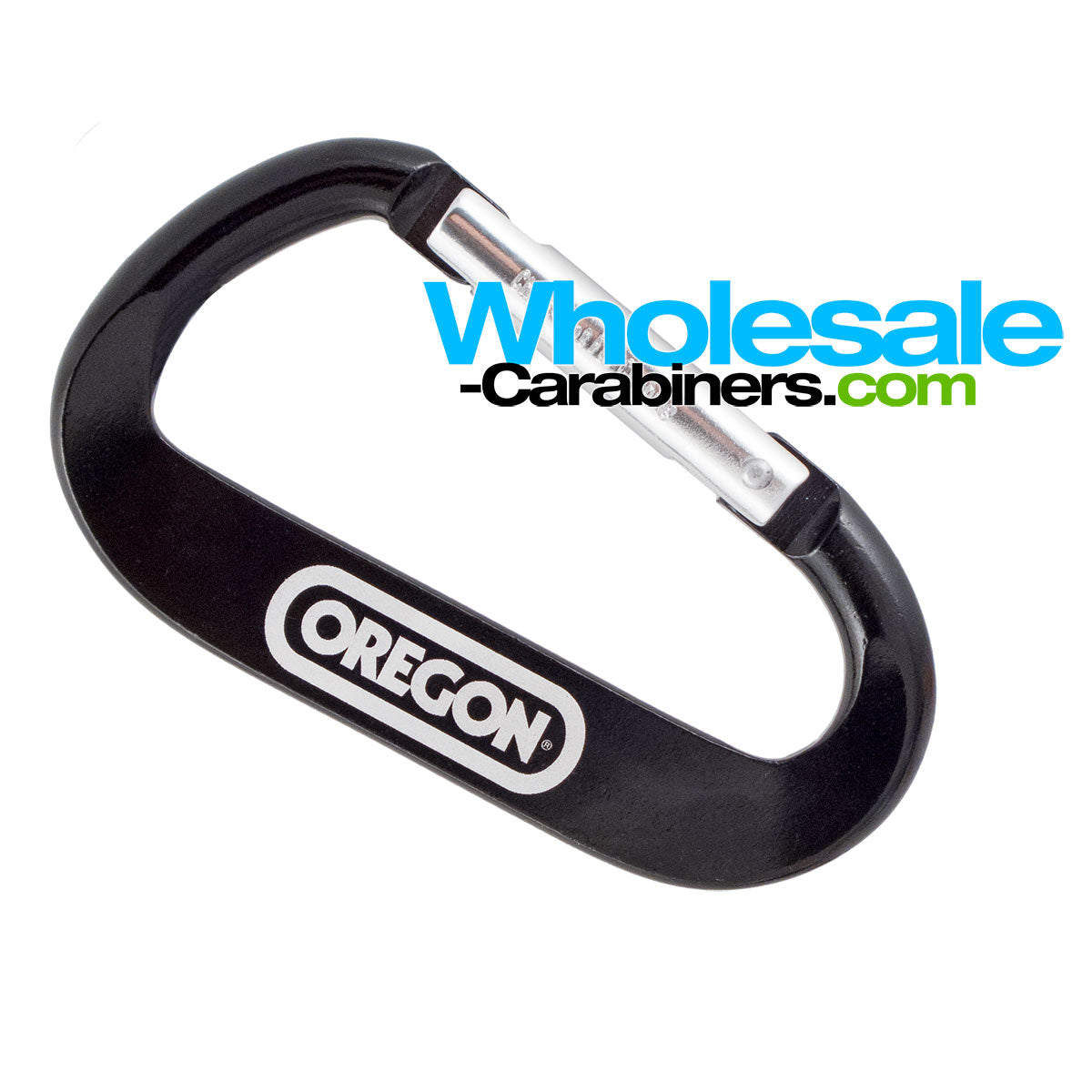 80mm LogoBeener® Carabiner Keychains (3.125")