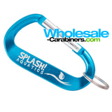 80mm LogoBeener® Carabiner Keychains (3.125")