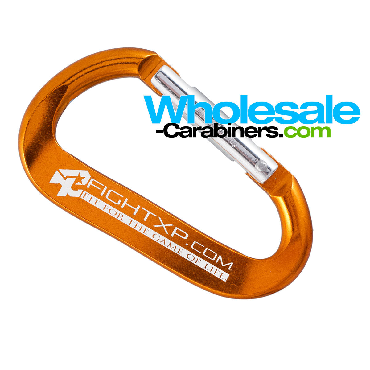 80mm LogoBeener® Carabiner Keychains (3.125")