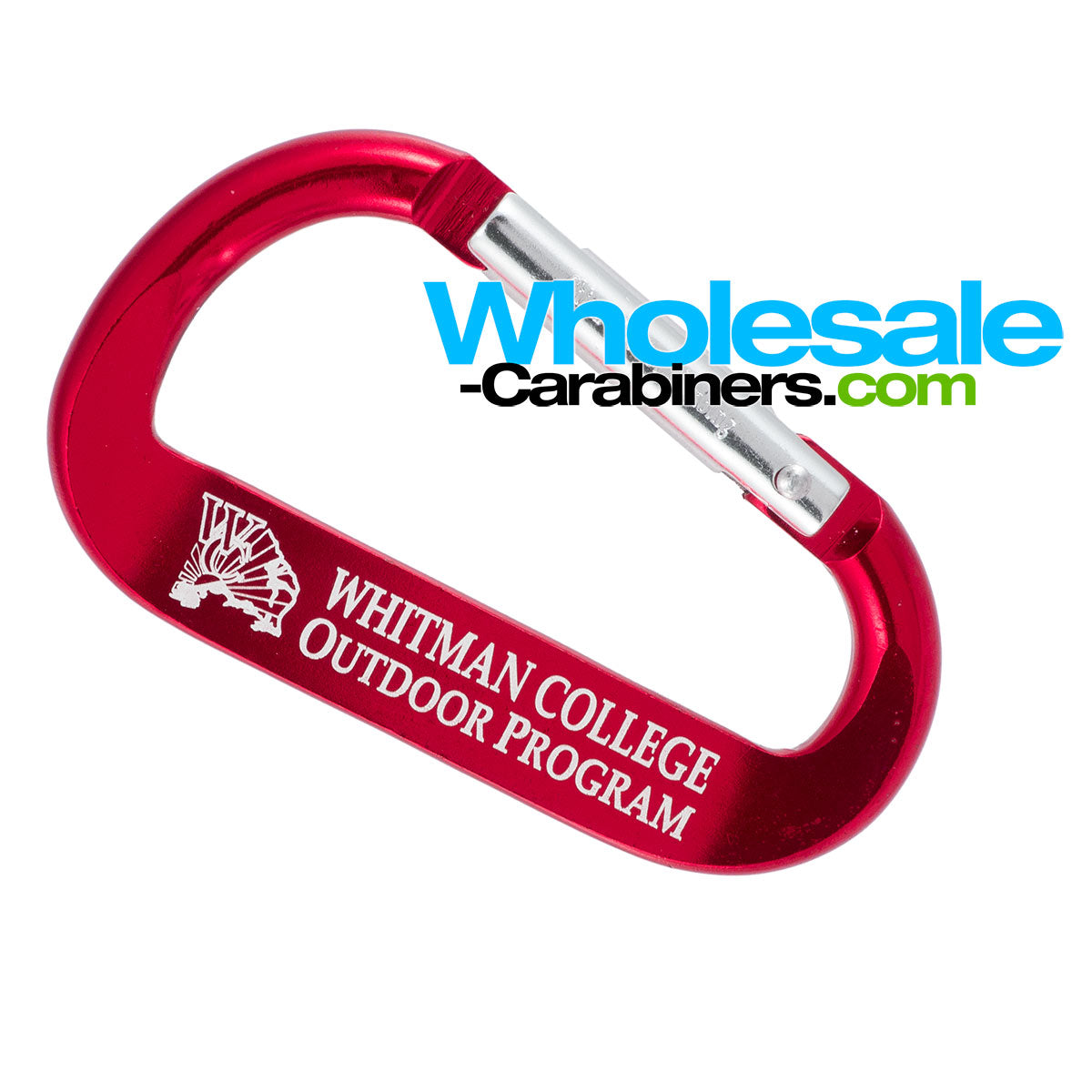 80mm LogoBeener® Carabiner Keychains (3.125")