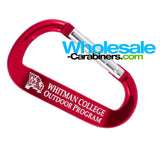80mm LogoBeener® Carabiner Keychains (3.125")