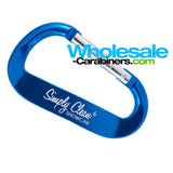 80mm LogoBeener® Carabiner Keychains (3.125")