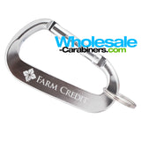 80mm LogoBeener® Carabiner Keychains (3.125")