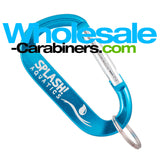 80mm LogoBeener® Carabiner Keychains (3.125")