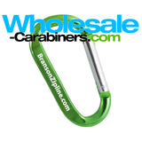 Green 80mm Carabiner With Custom Laser Engraving