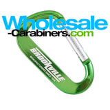 80mm LogoBeener® Carabiner Keychains (3.125")