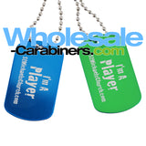 Bulk Custom Dog Tags - Engraved Dog Tags at Wholesale-Carabiners