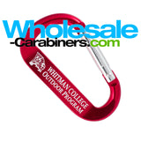 Custom Engraved LogoBeener® Carabiner - Red