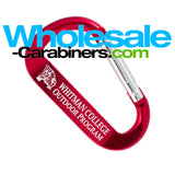 80mm LogoBeener® Carabiner Keychains (3.125")