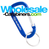 2.5-inch (60mm) Carabiner - Engraved - Blue