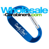 80mm LogoBeener® Carabiner Keychains (3.125")
