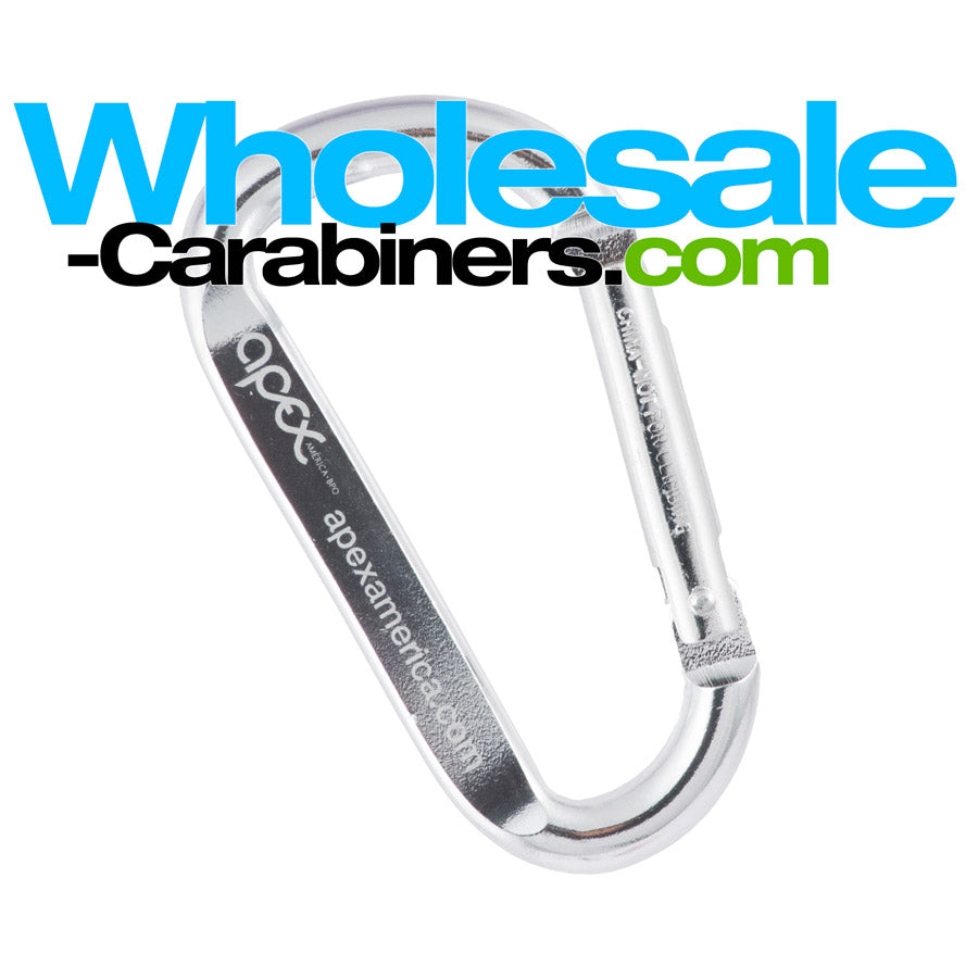 Carabiner - Silver 3.125-inch (80mm)