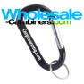 80mm / 3.125-inch Carabiner Black Aluminum with Engraving