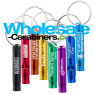 Key Siren Safety Whistle Keychains With Customized Engravings