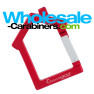 Carabiner Shaped Like A House With Custom Engraving - Bright Red Color