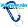 2.5-inch (60mm) Carabiner - Engraved Keychain - Blue