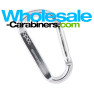 Keychain Carabiner - Silver 3.125-inch (80mm)